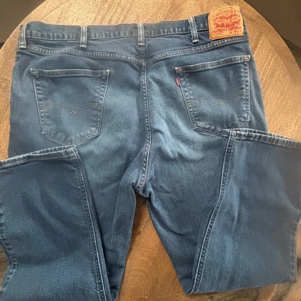 Levi's‎ 541 Athletic Fit Mens W42 L30 Jeans Light Wash Denim Jeans